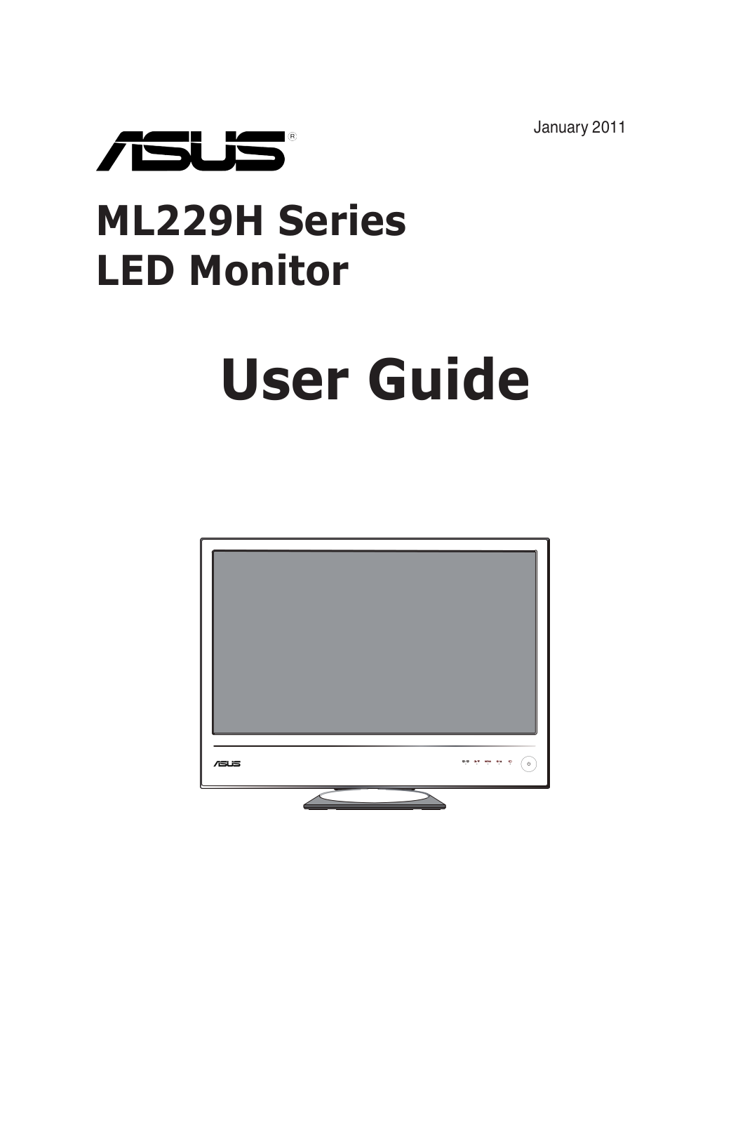 ASUS ML229H-W, ML229H User Manual