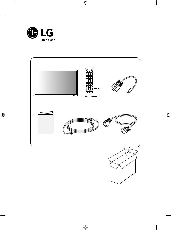 LG 32SL5B-B Quick Setup Guide