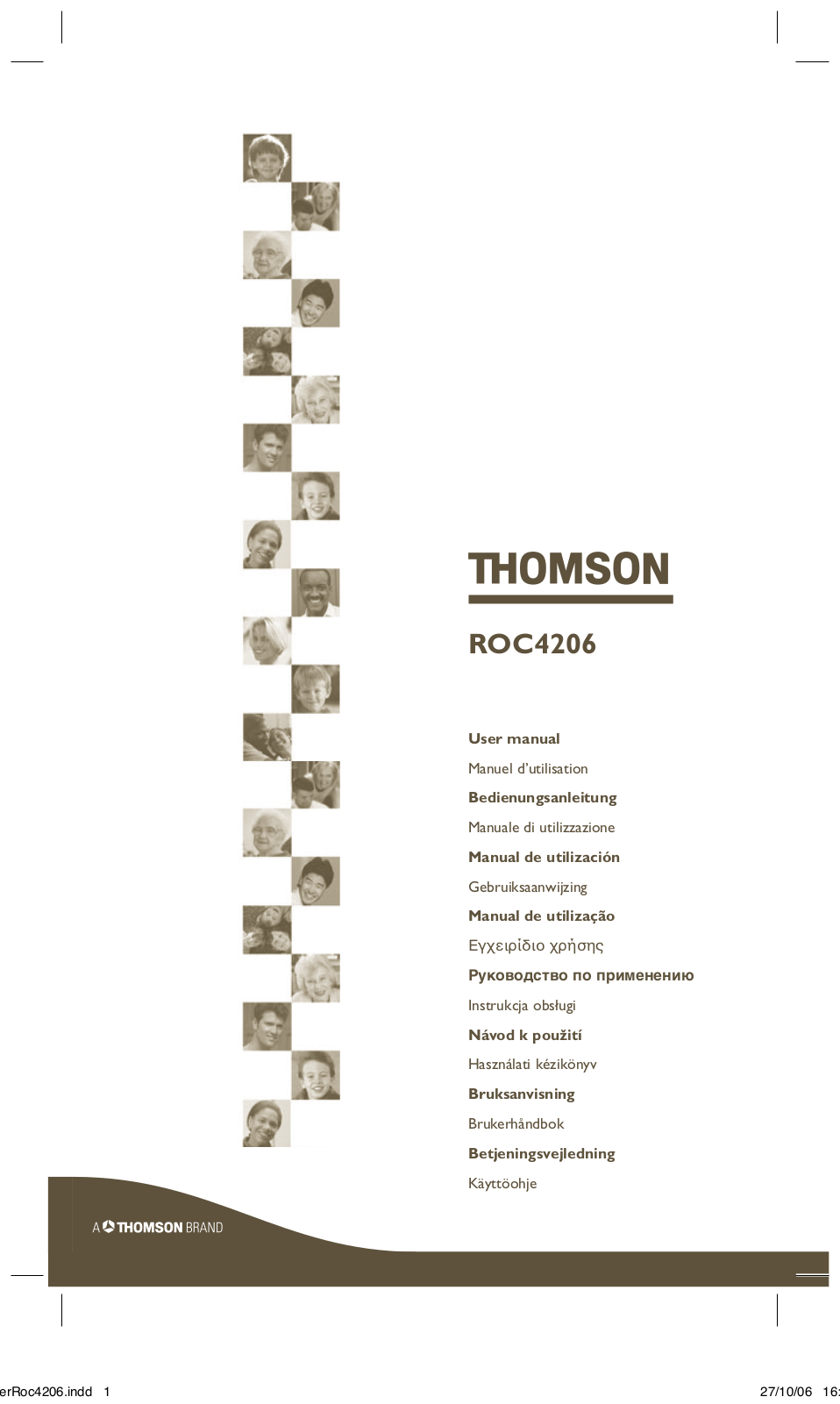 THOMSON ROC 4206 User Manual