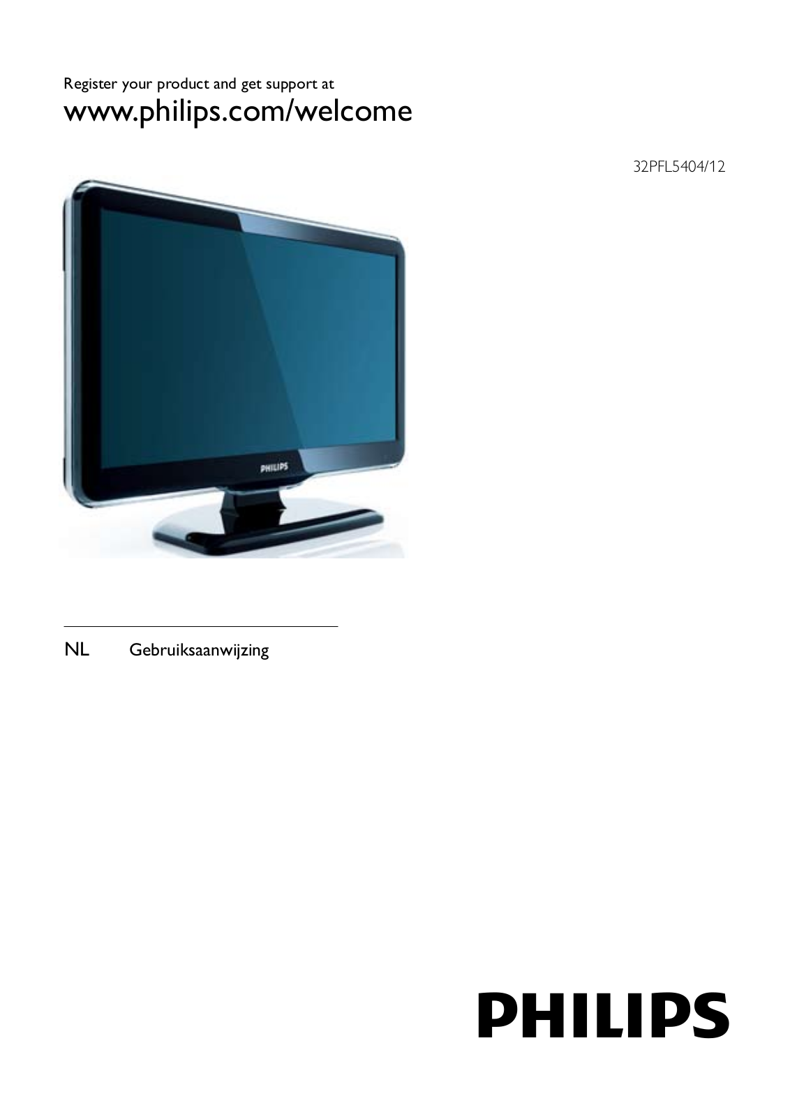 PHILIPS 32PFL5404 User Manual