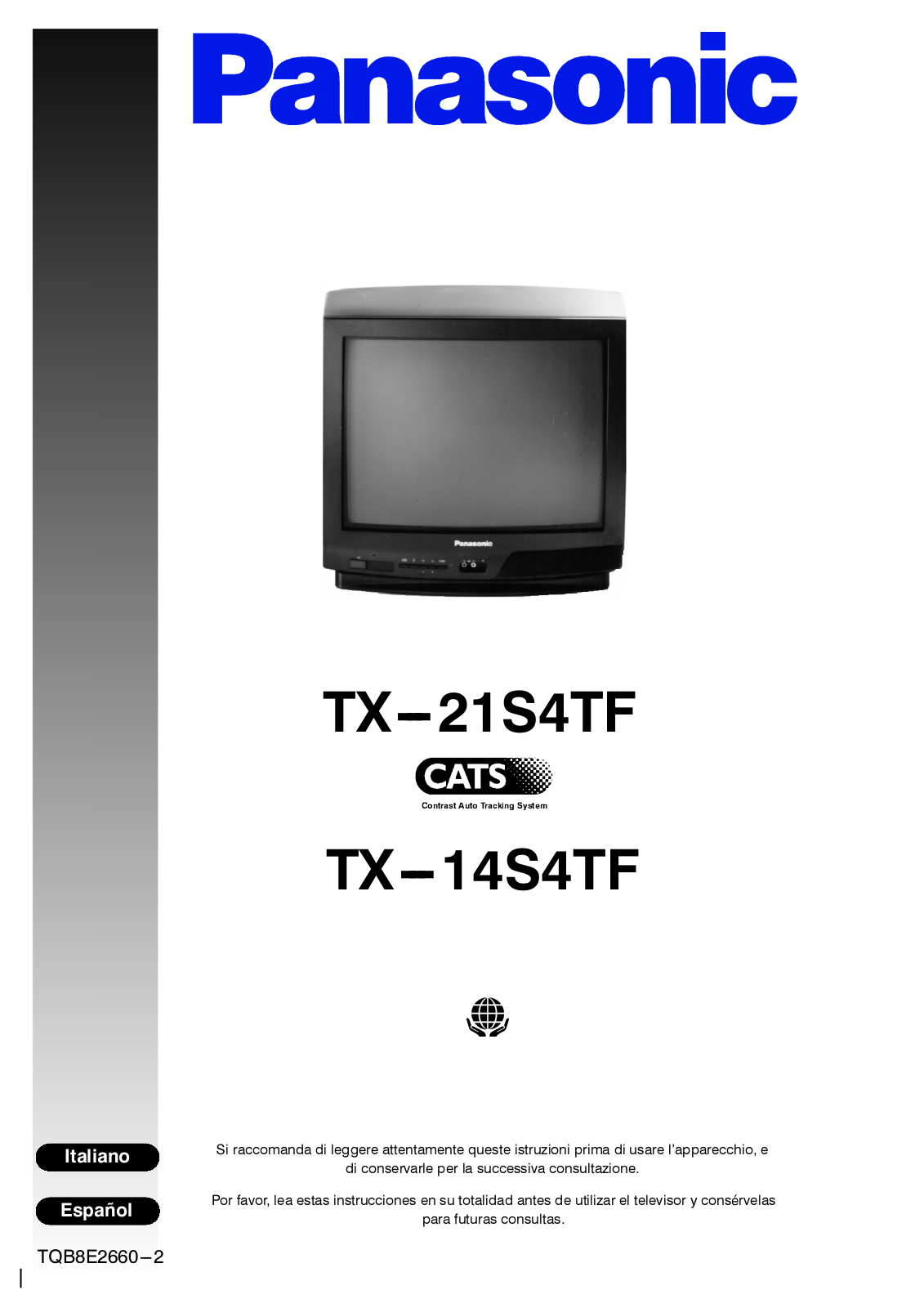 PANASONIC TX-21S4TF, TX-14S4TF User Manual