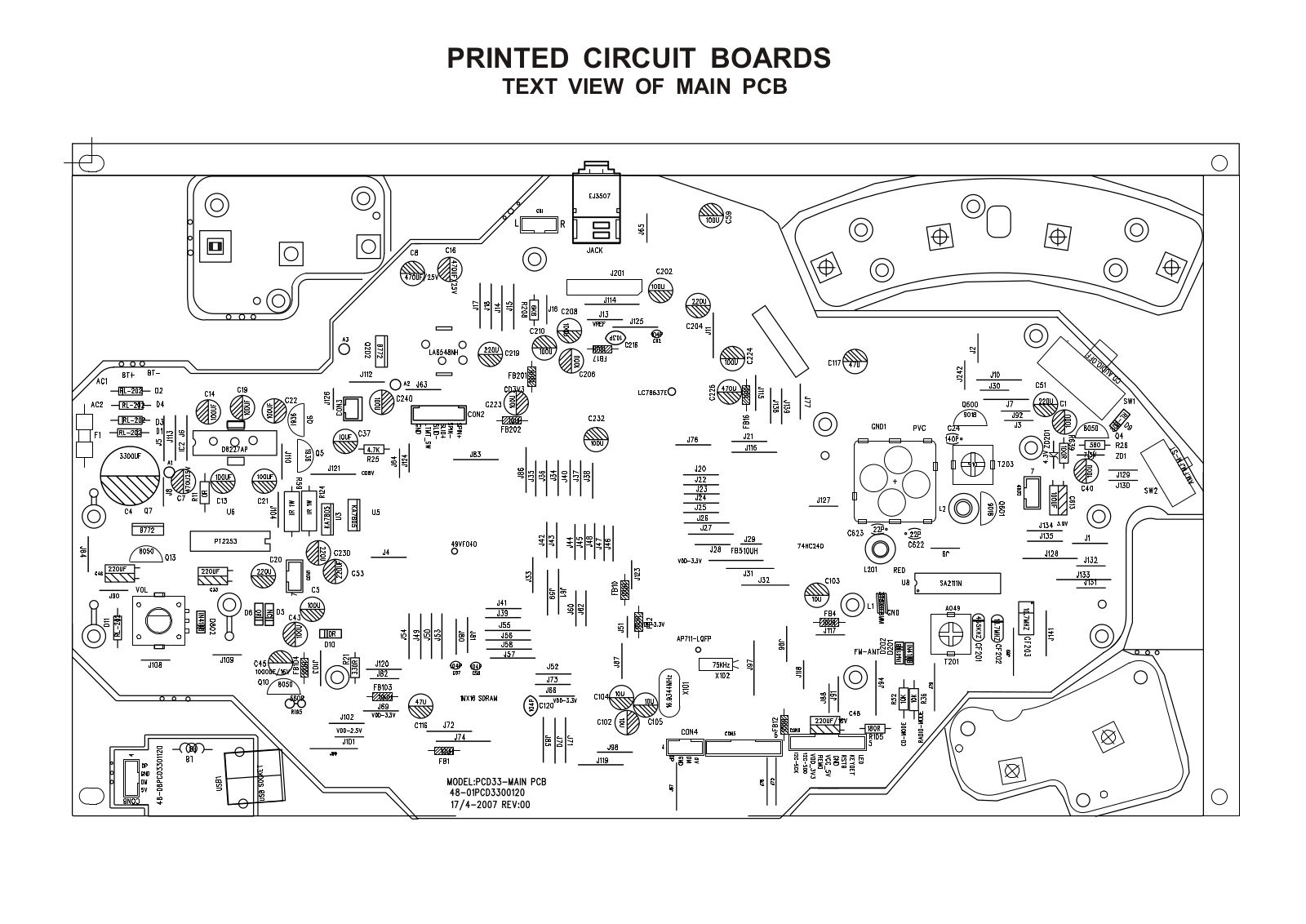 Vitek VT-3978 CIRCUIT BOARDS