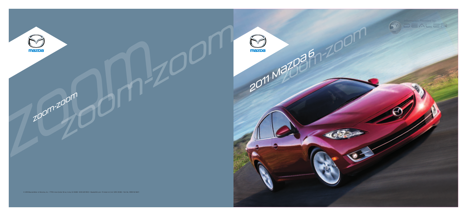 Mazda 6 2011 Owner's Manual