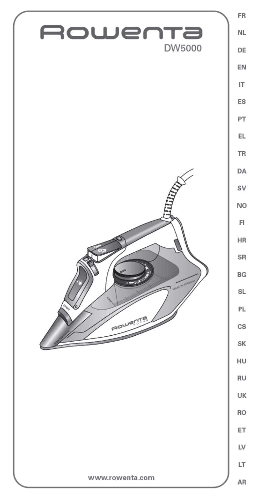 ROWENTA DW 5010, DW 5030 User Manual