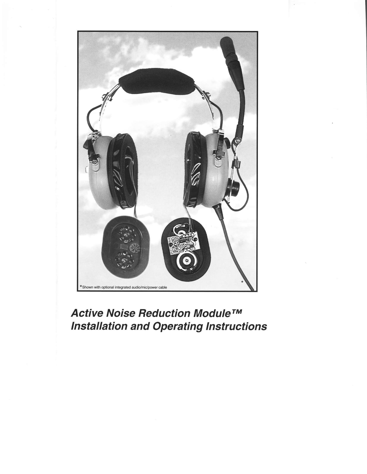 Active Headsets Active Noise Reduction Module Installation Guide - ManualMachine.com