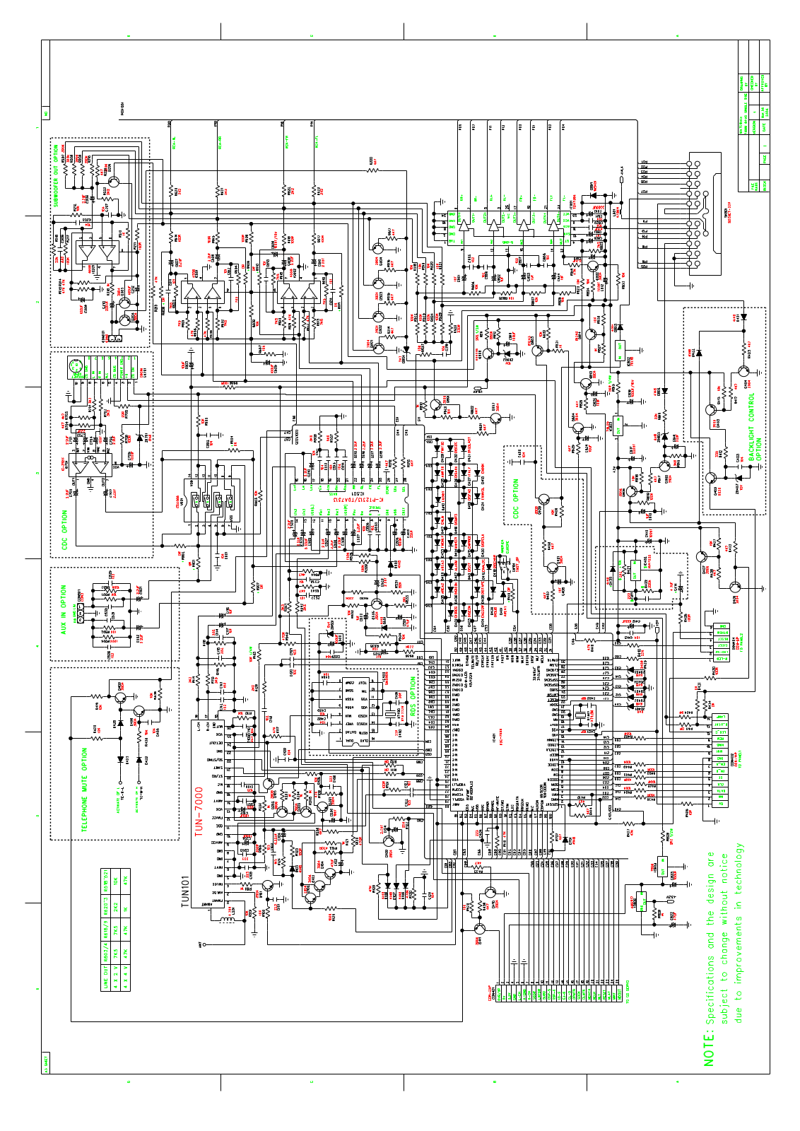 Akai AC-R33 Schematic