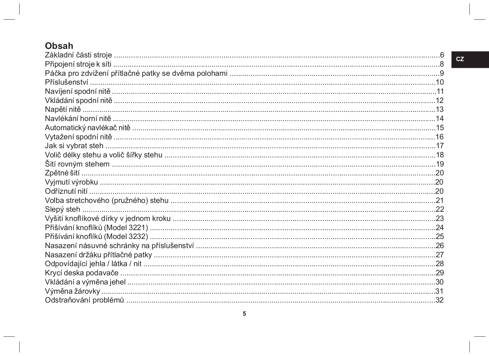 Singer Simple 3232 User Manual