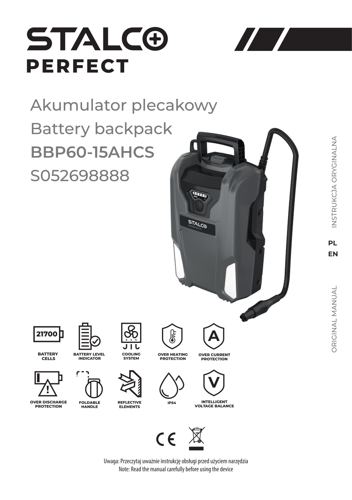 STALCO BBP60-15AHCS, S052698888 User guide - ManualMachine.com