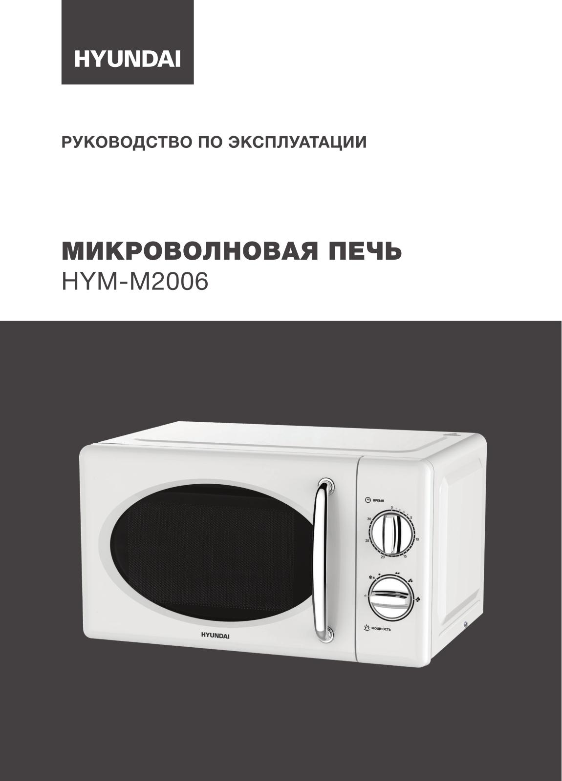 Hyundai HYM-M2006 User Manual