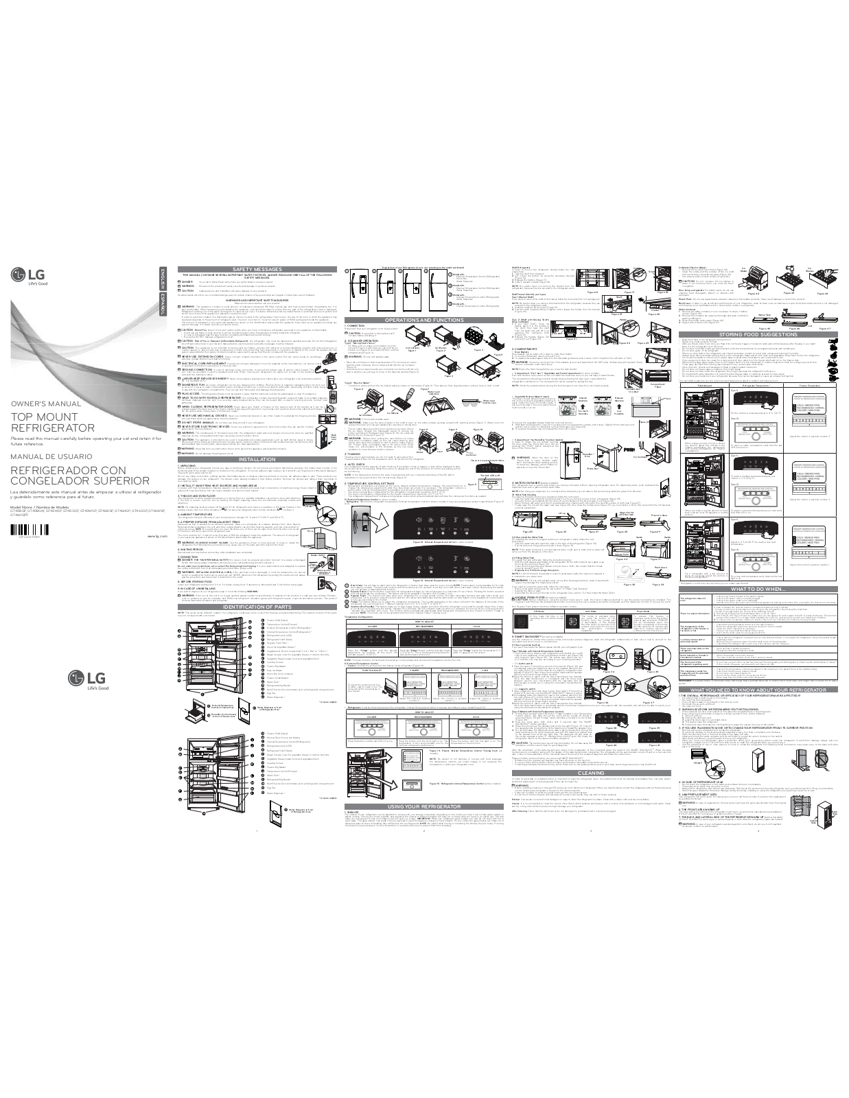 LG GT40WGP Owner's manual