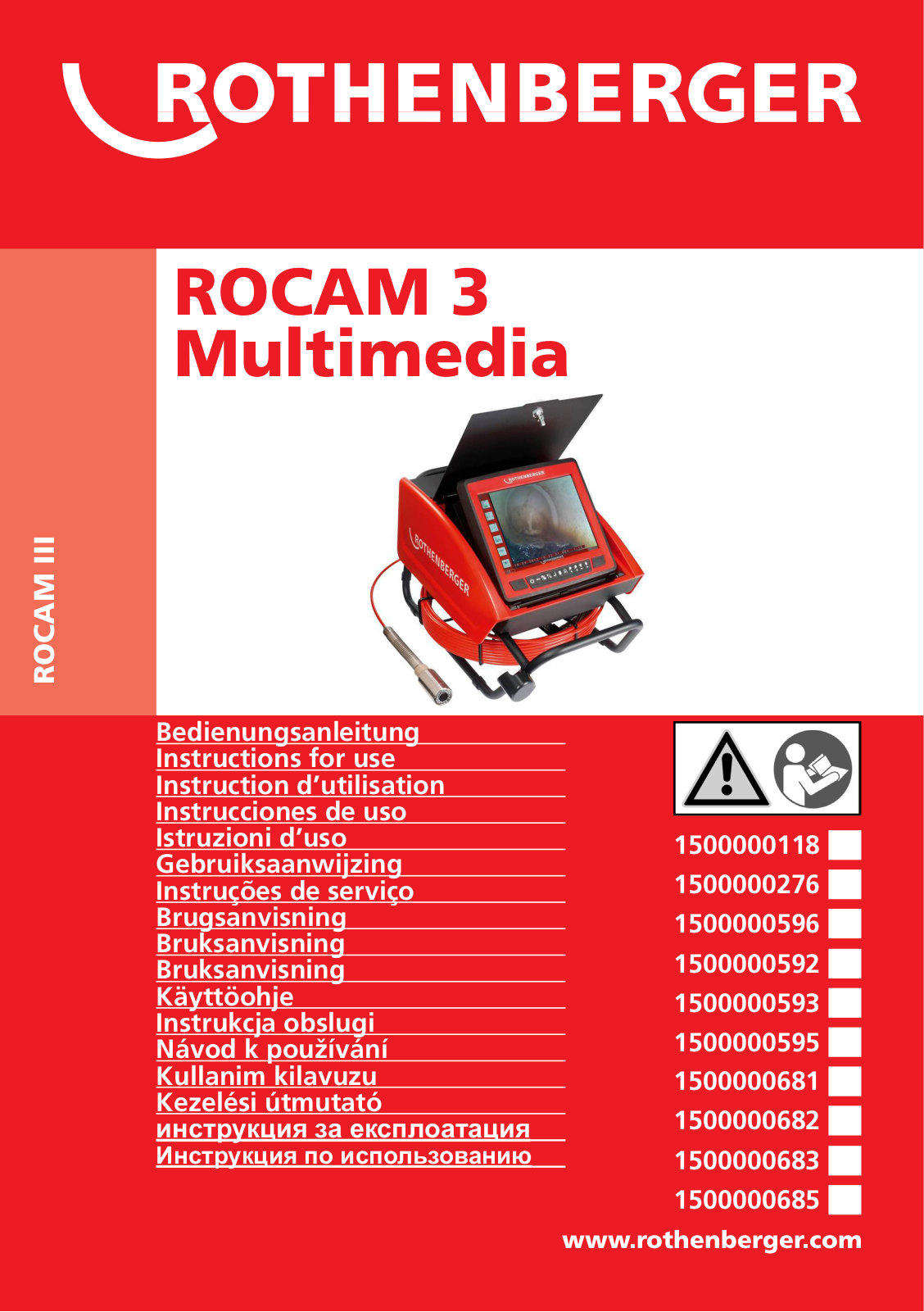 ROTHENBERGER ROCAM 3 User Manual