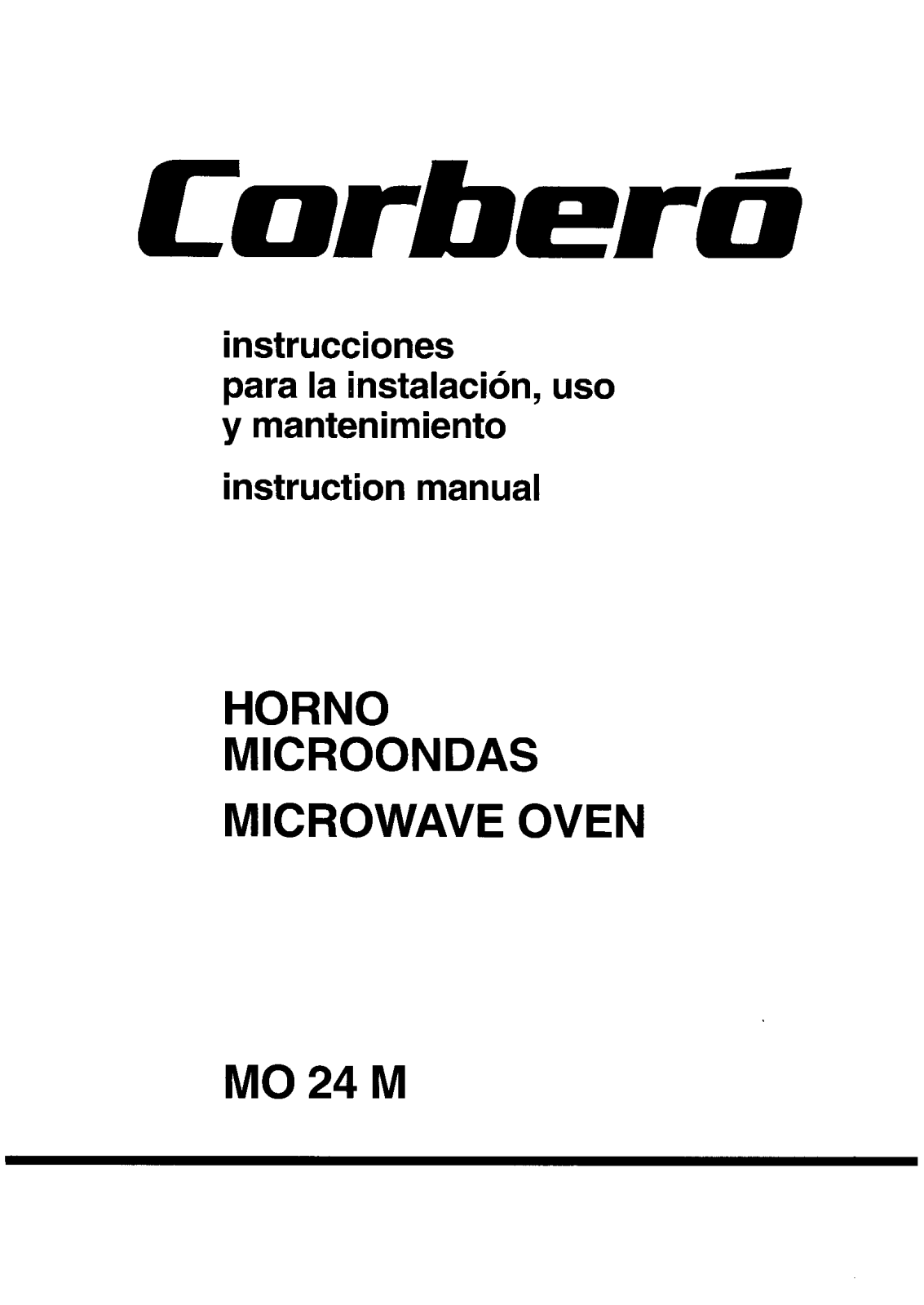 Corbero MO24M User Manual