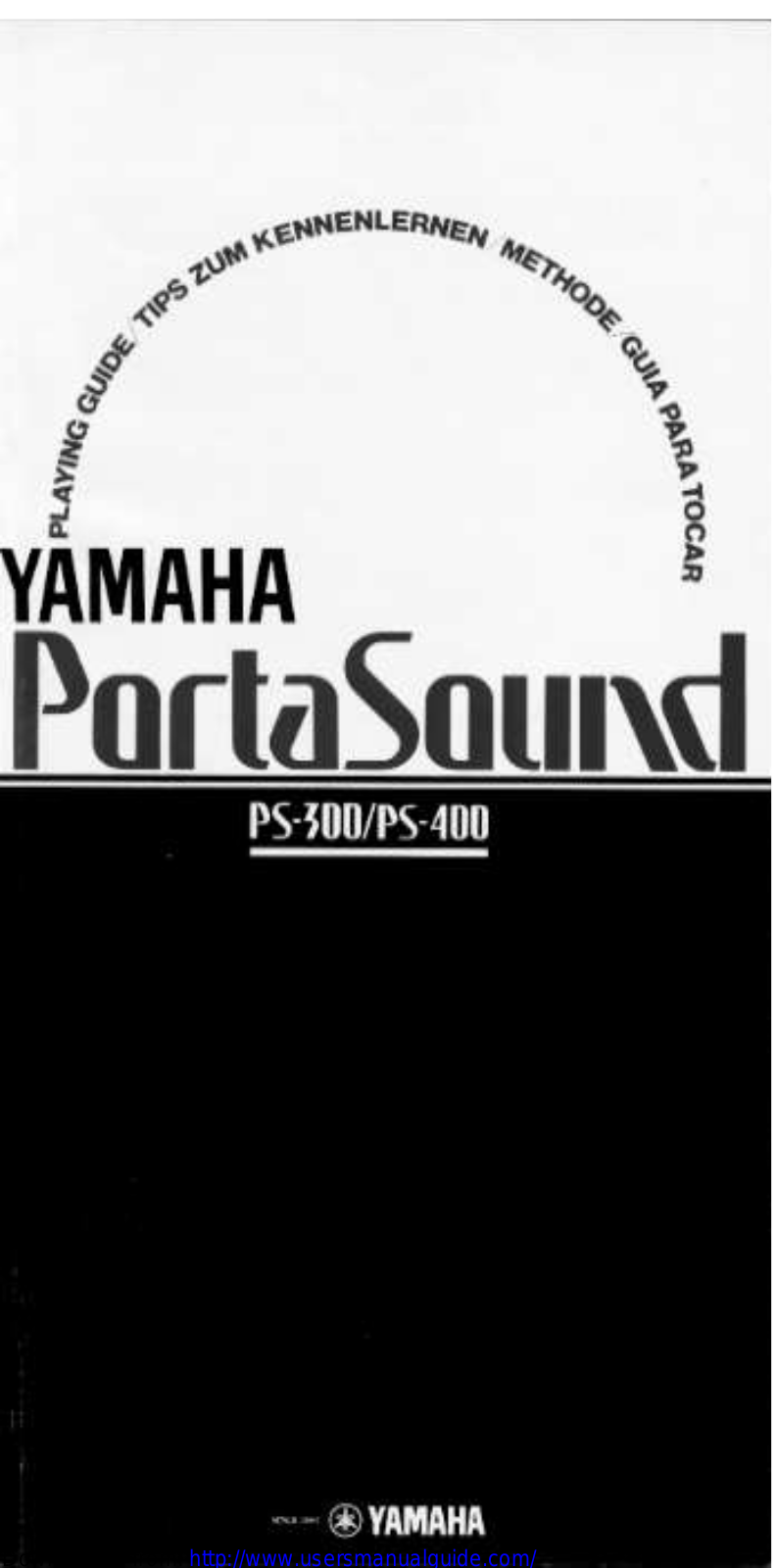 Yamaha Audio PS-400, PS-300 User Manual