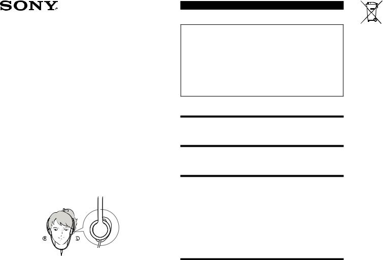 Sony MDR-110LP User Manual