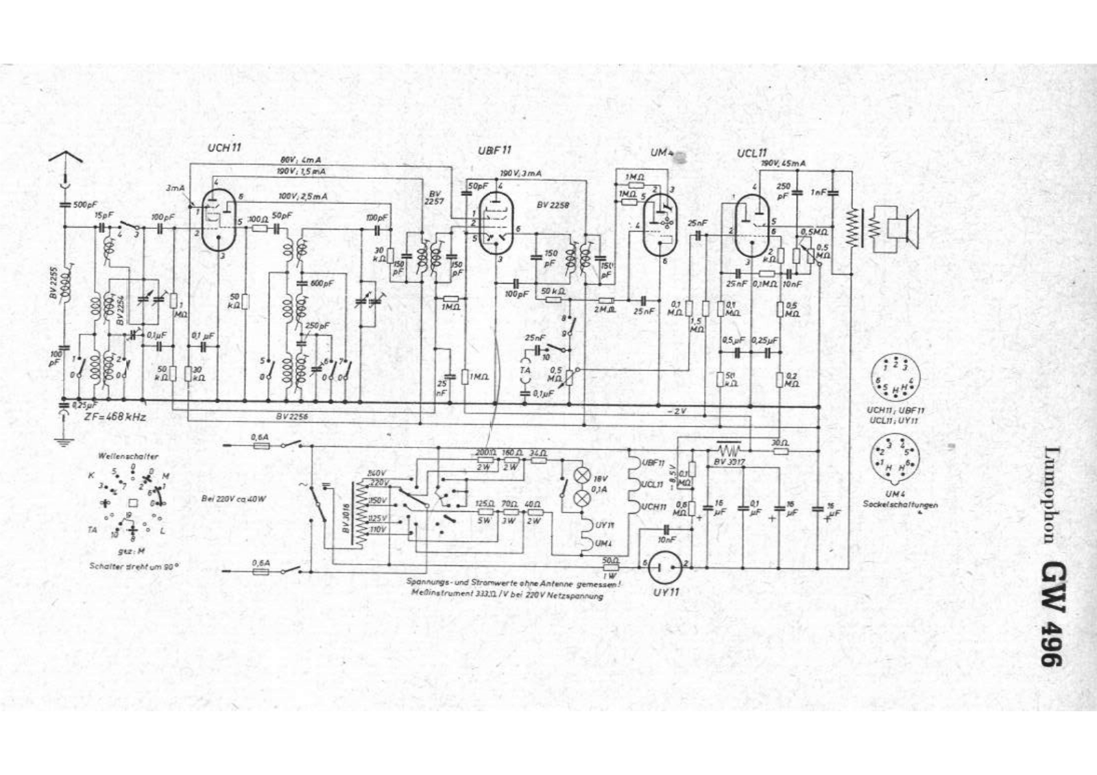 Lumophon gw496 schematic - ManualMachine.com
