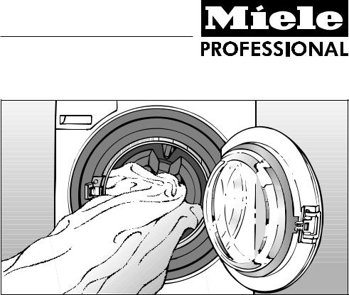 Miele PW 5105 Vario Instructions Manual