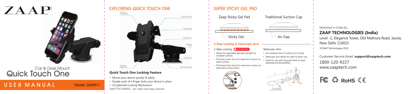 Zaap ZAAP011 User Manual