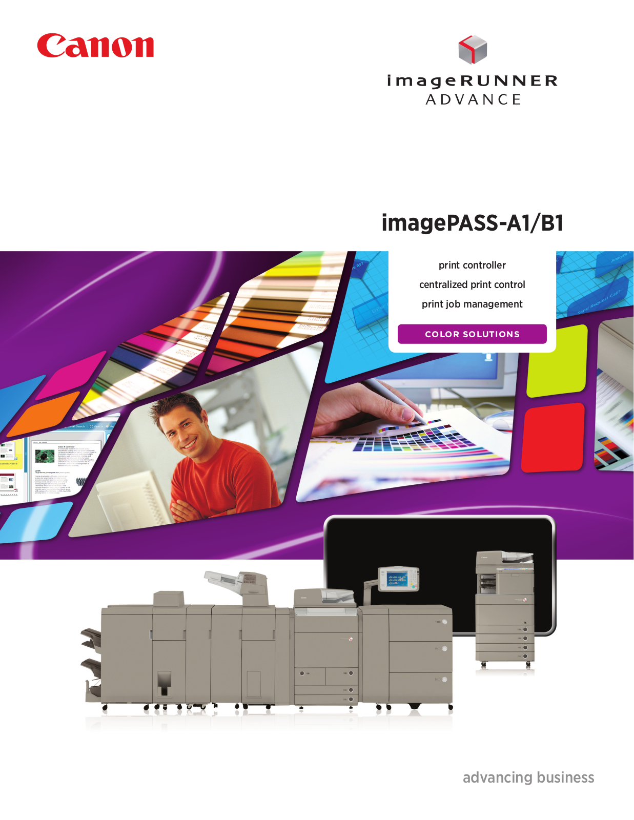 Canon imagePASS-A1, imagePASS-B1 High Res Print Brochure