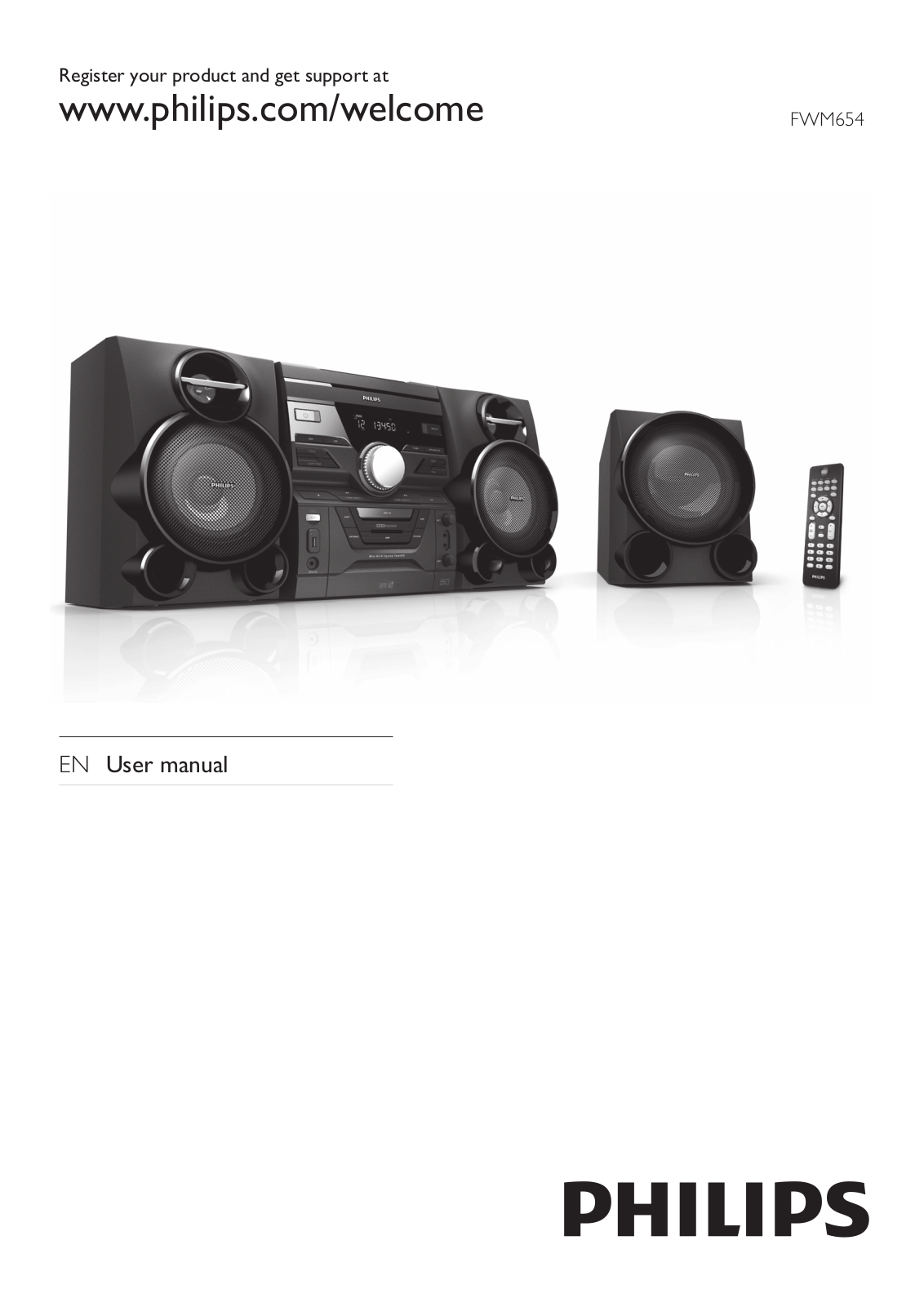 Philips FWM654X/77, FWM654 User Manual