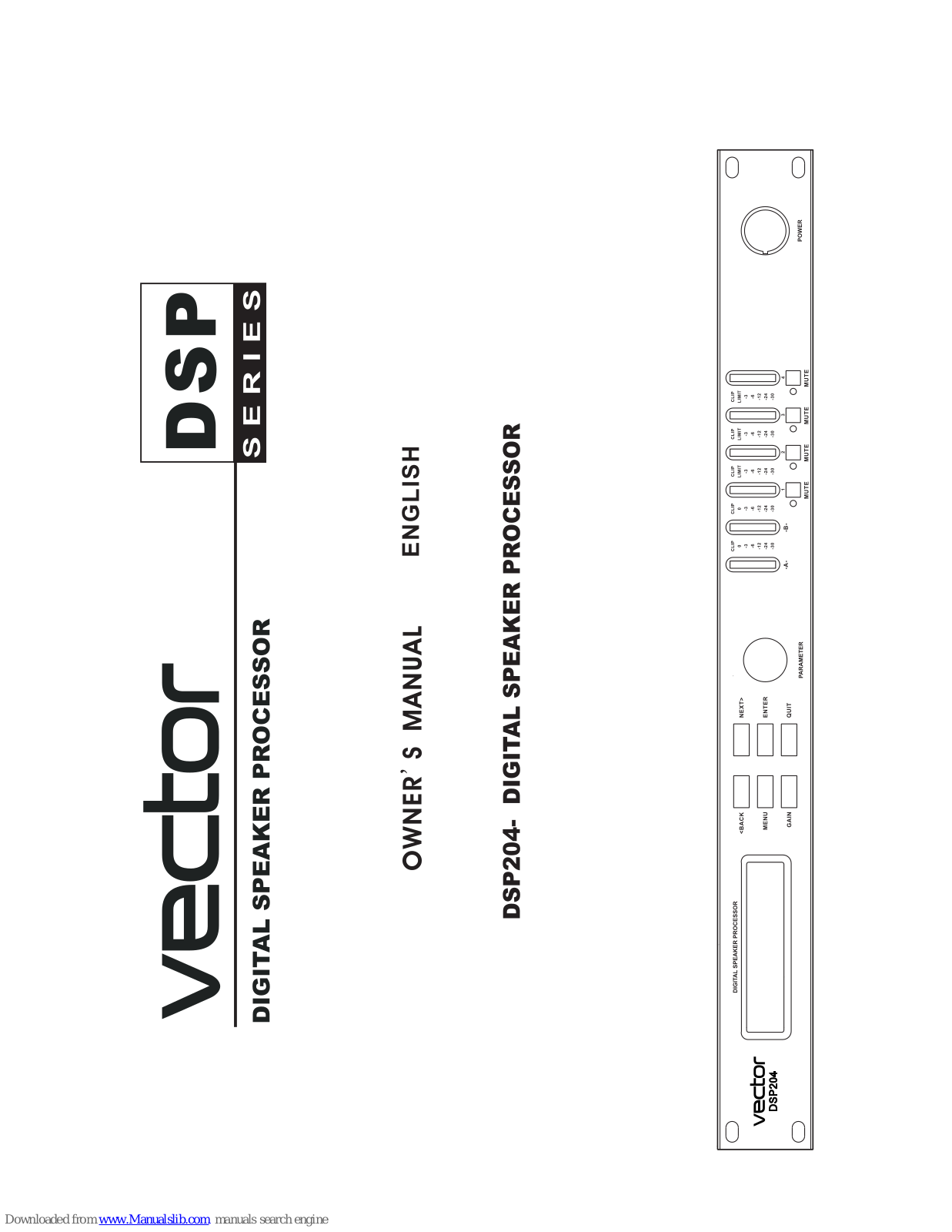 Vector DSP204 Owner's Manual