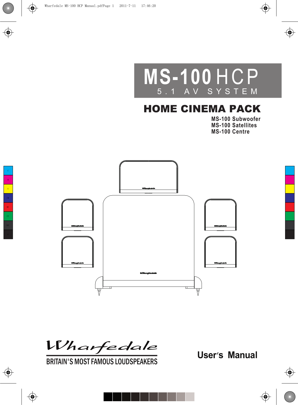 Wharfedale MS-100 User Manual