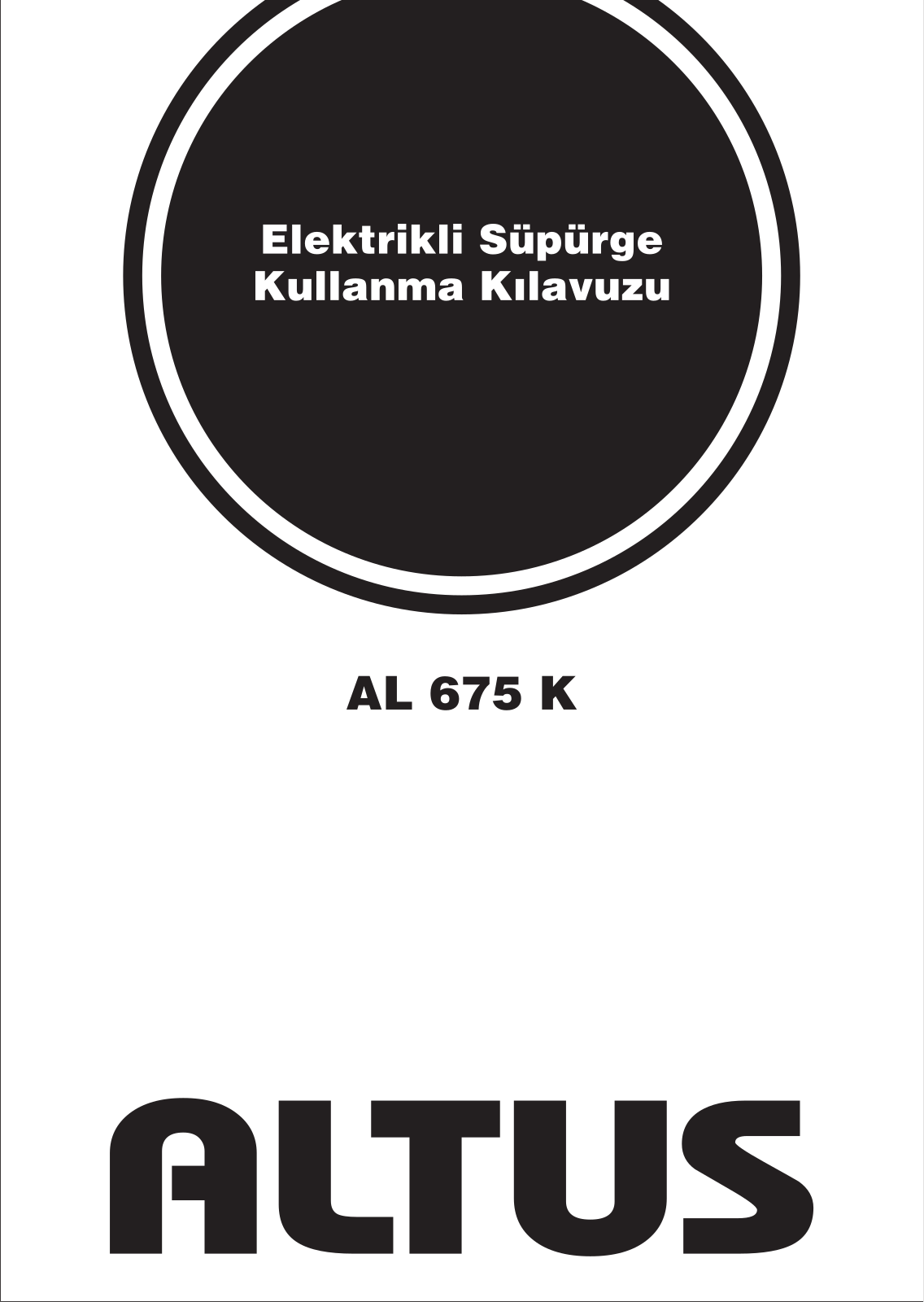 Altus AL675K User manual