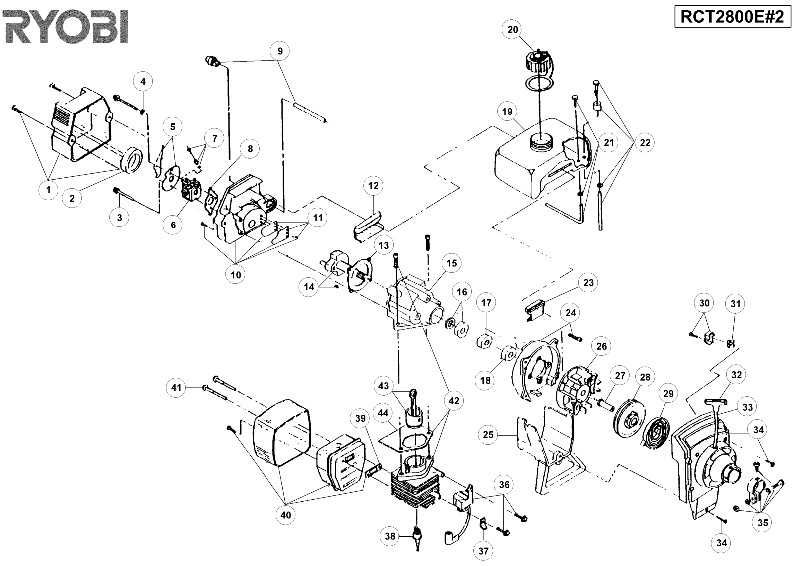 Ryobi RCT2800E-2 User Manual