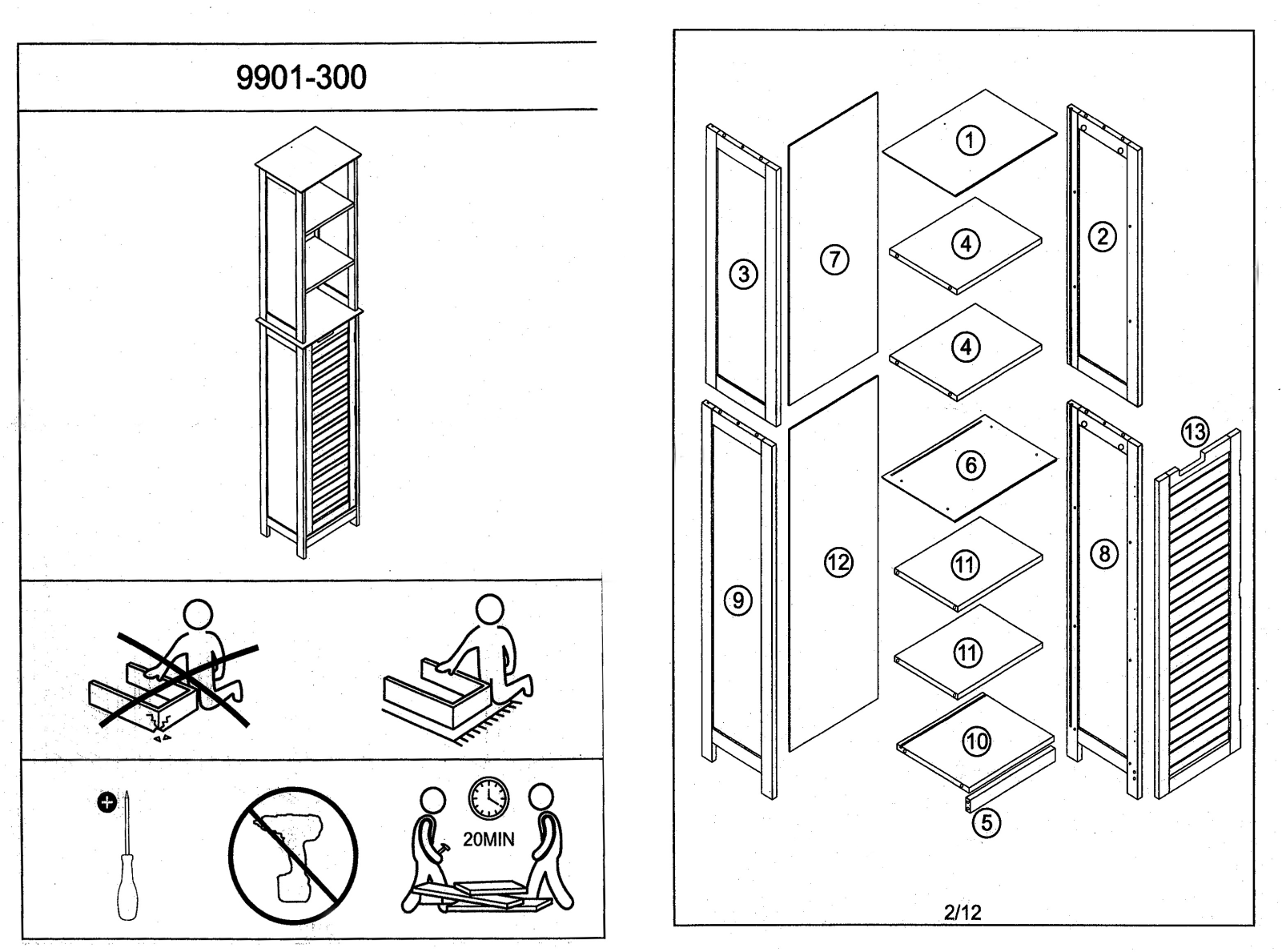 Evideco EDDE1087 Installation & Assembly - ManualMachine.com