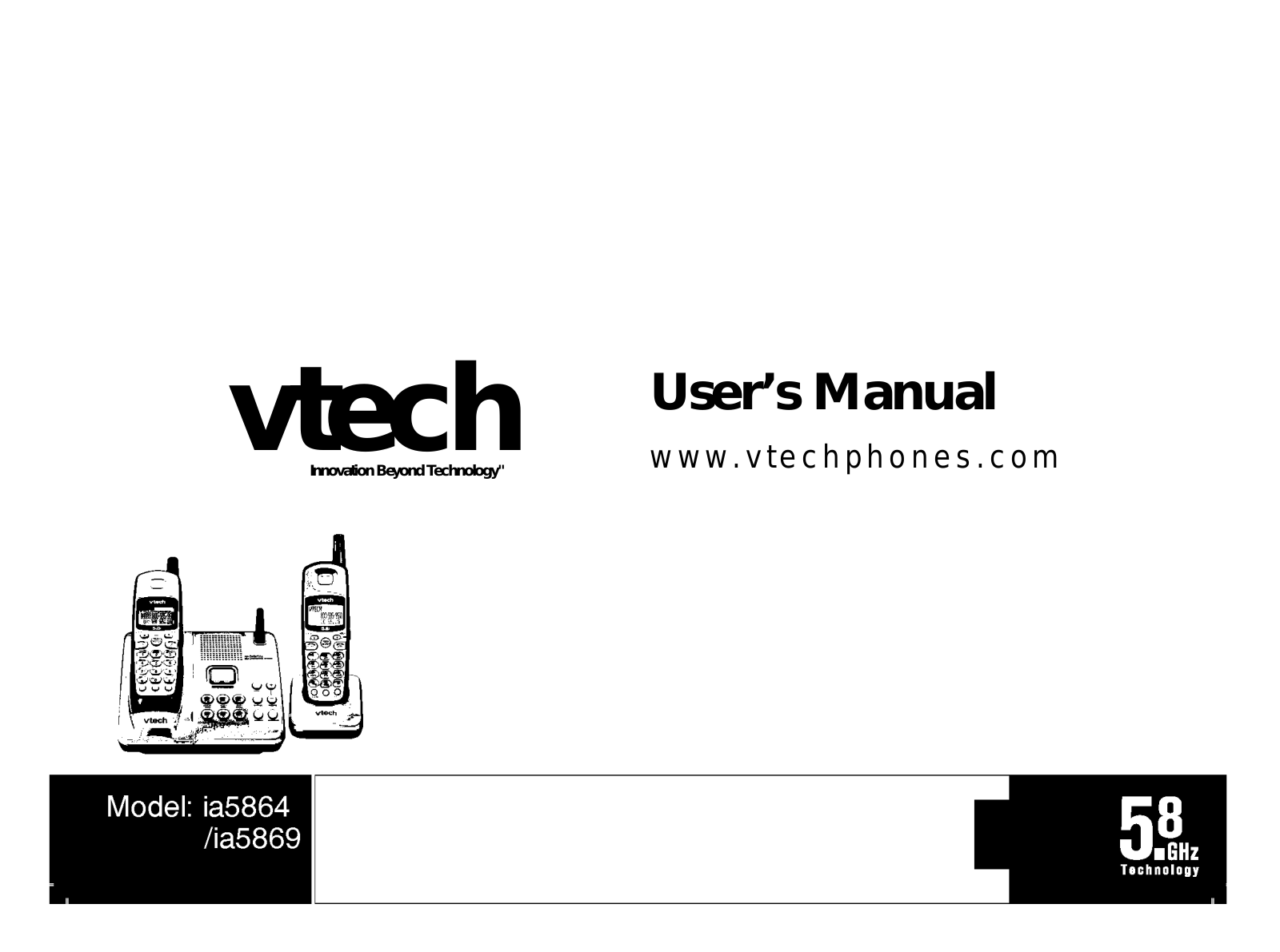 VTech IA5869 User Manual