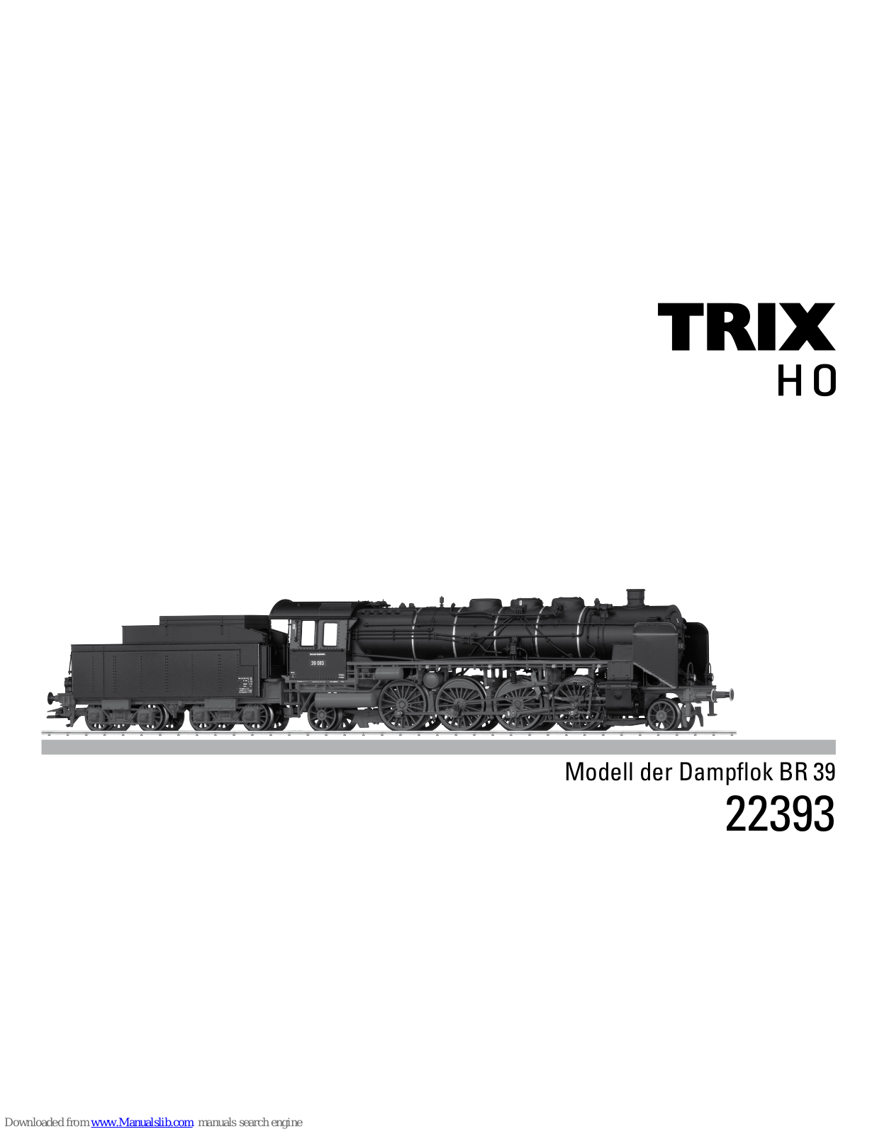 Trix BR 39, 22393 User Manual