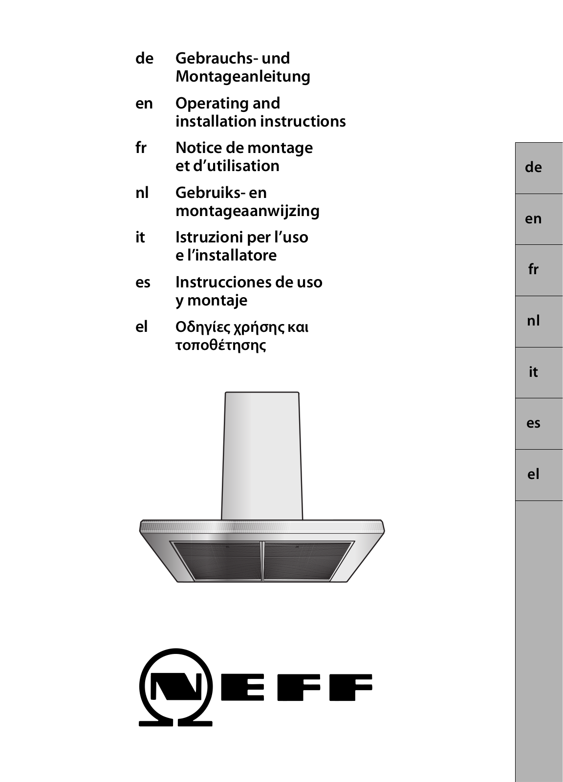 NEFF I72F57N0 User Manual