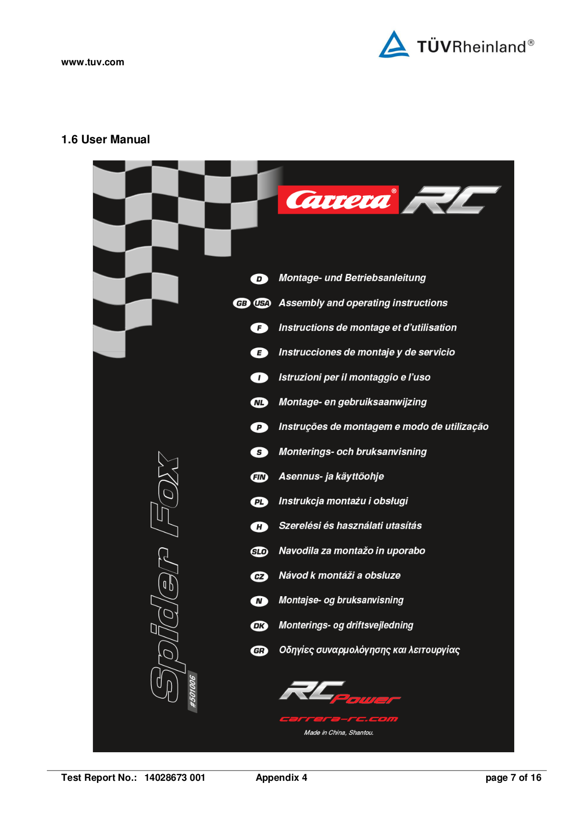 Stadlbauer Vertrieb Ges M B H 401002 User Manual