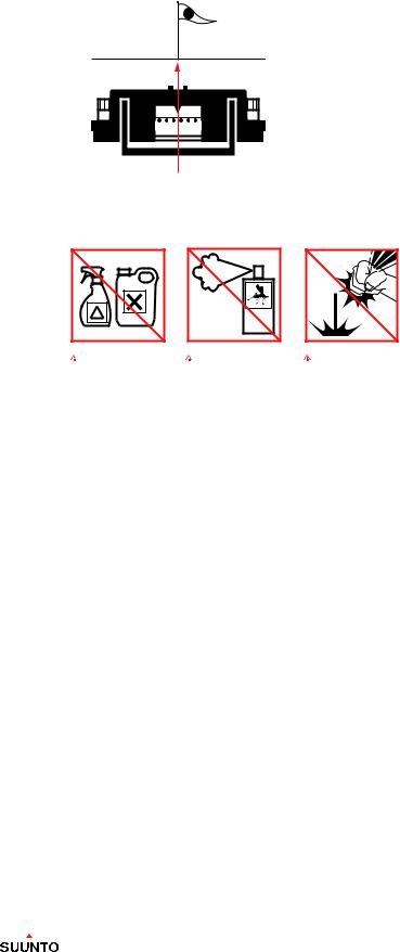 Suunto SUUNTO M-9 COMPASS USER GUIDE