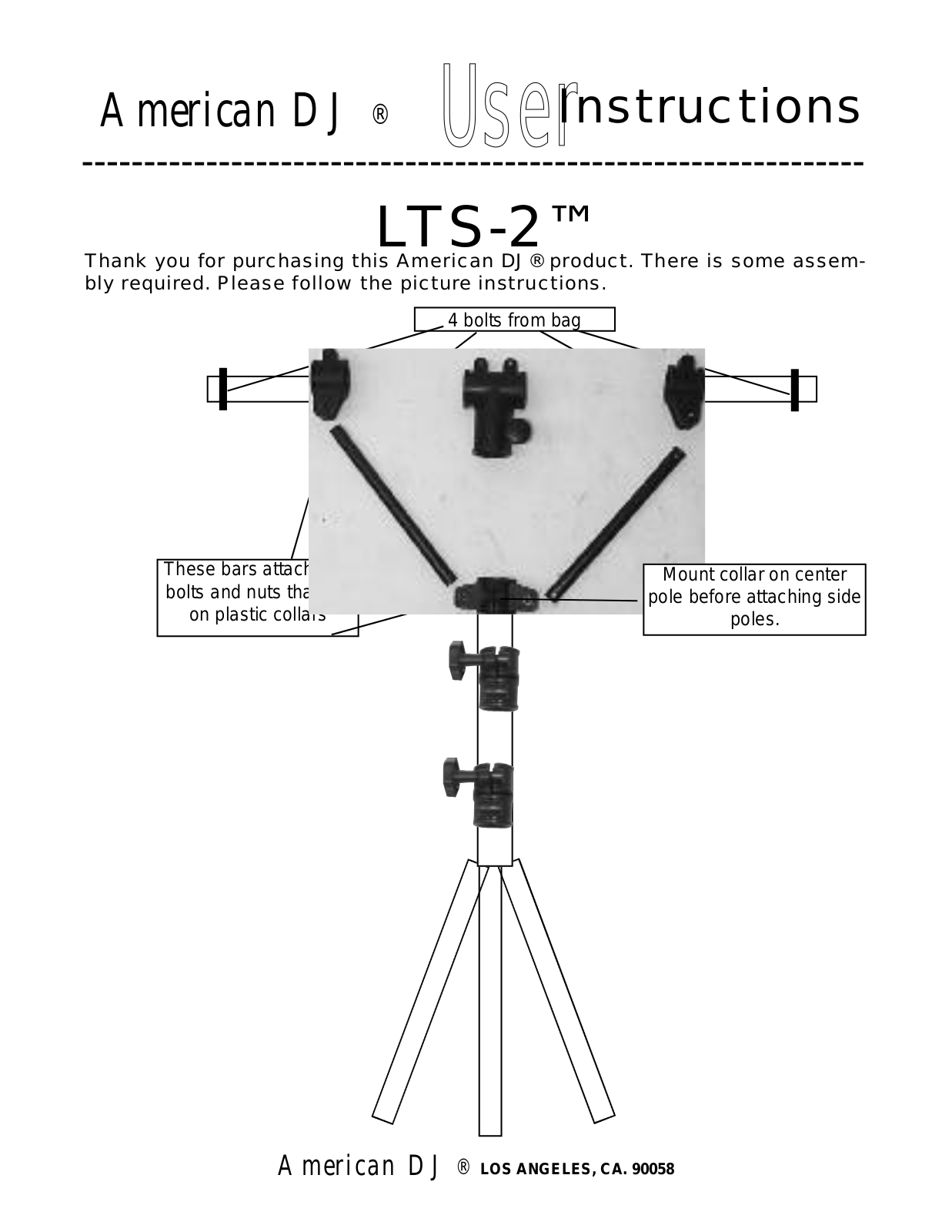 American DJ LTS-2 User Manual