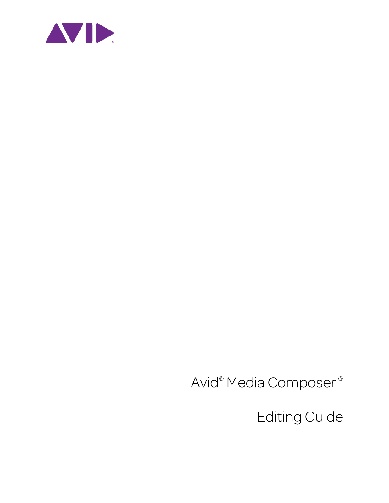 Pinnacle Systems Media Composer - 2018.7 User Manual