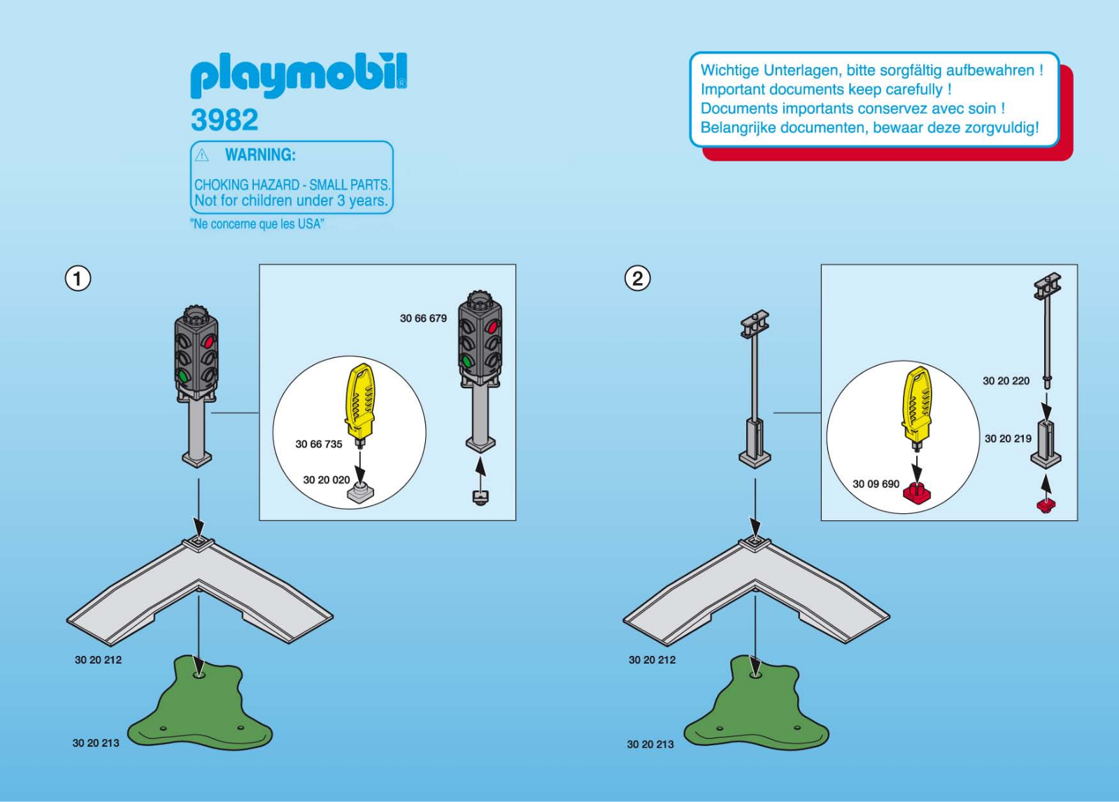 Playmobil 3982 Instructions