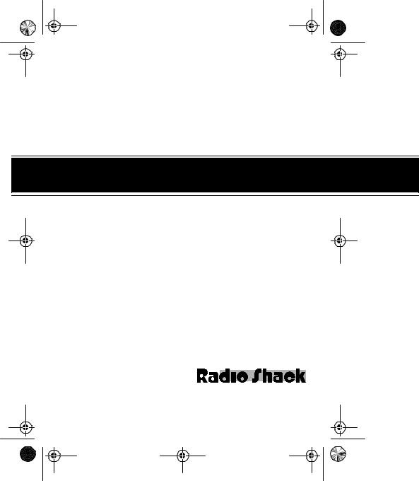 Radio Shack TRC-232 User Manual