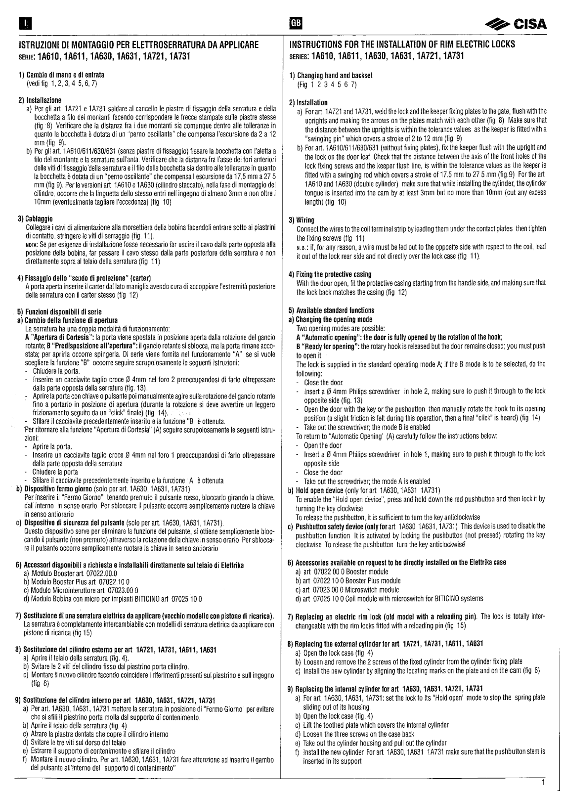 CISA 1a721 User Manual - ManualMachine.com