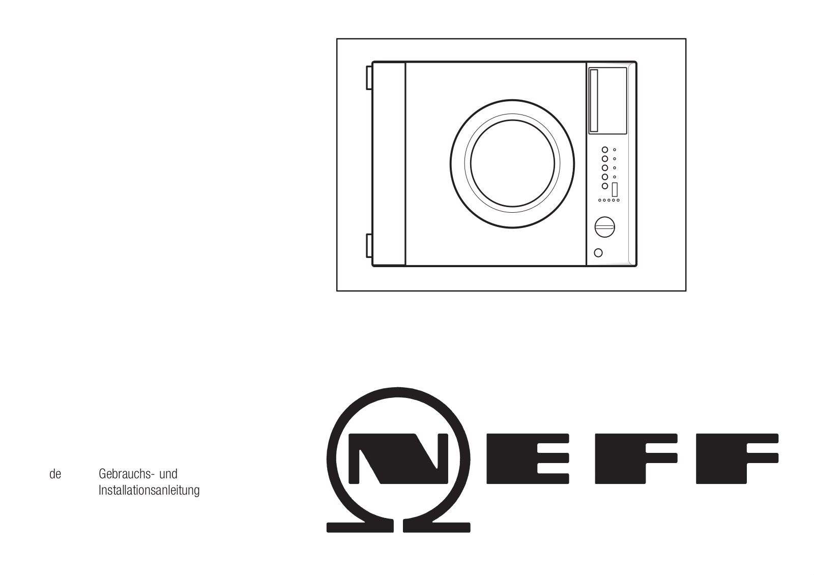 NEFF V5340X2/06 Installation and Use Instruction