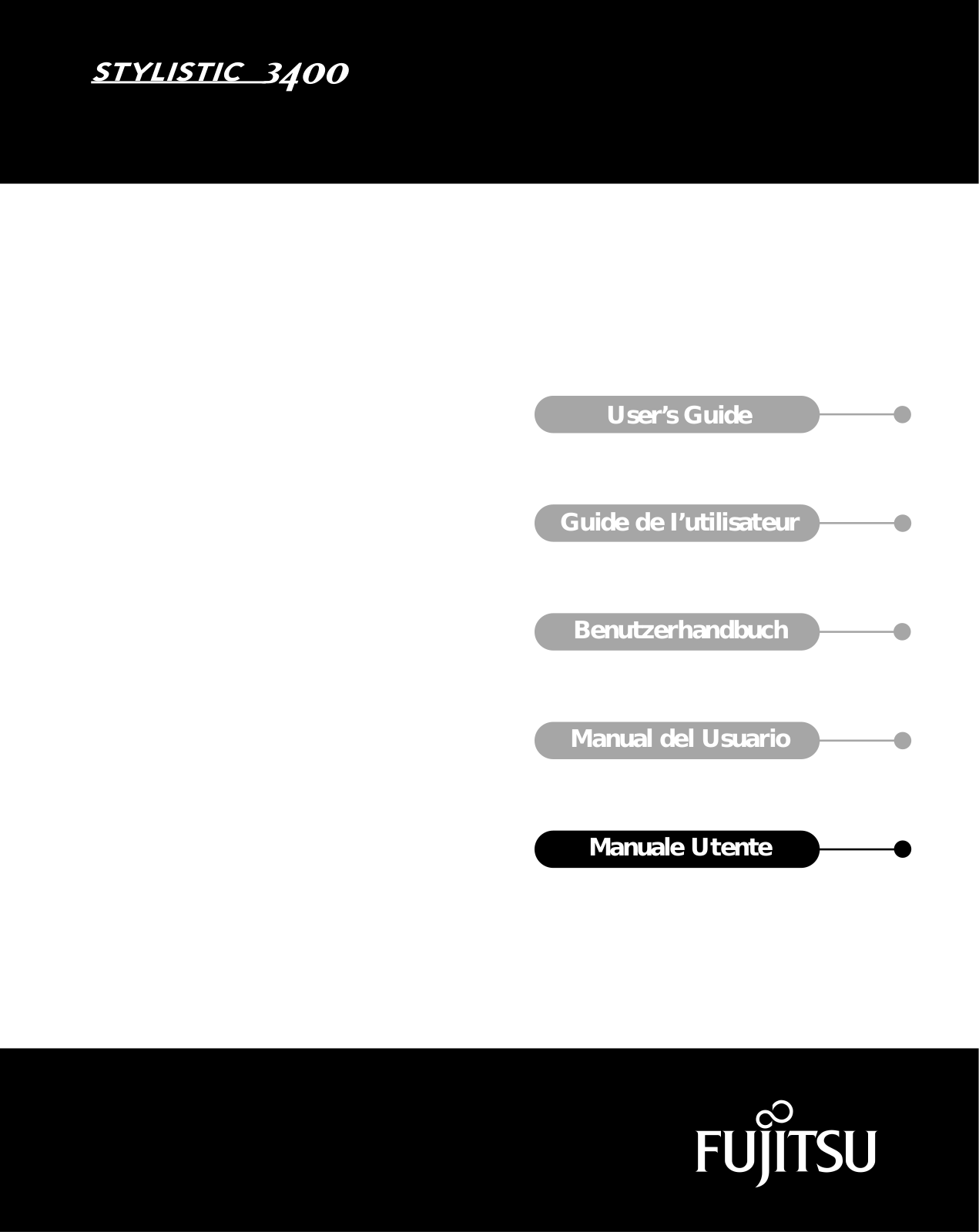 Fujitsu Stylistic 3400 User Guide