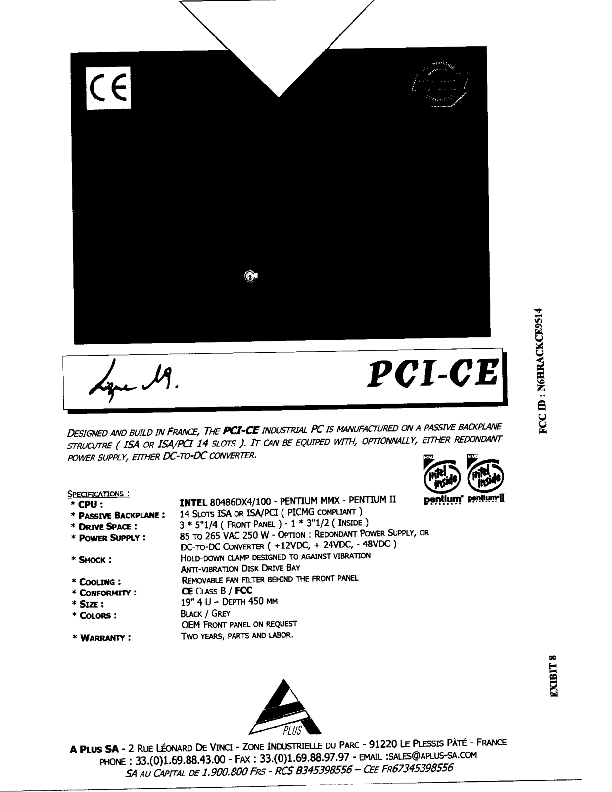 A Plus RACKCE9514 Users Manual