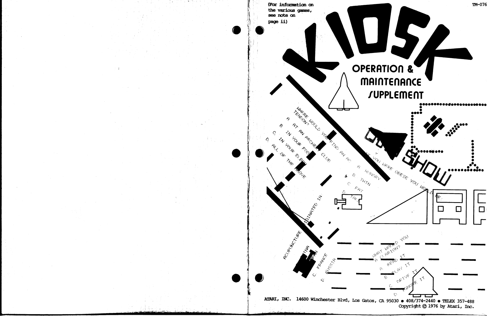ATARI TM-076 User Guide