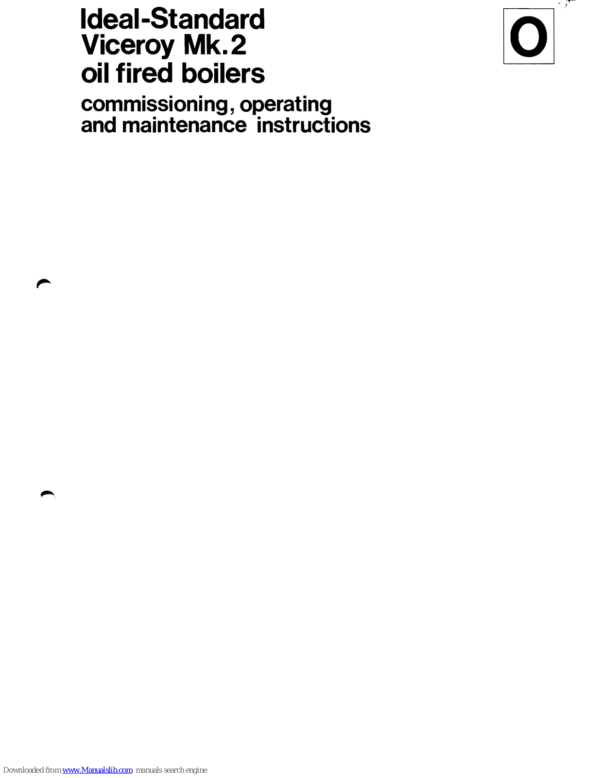 Ideal-Standard Viceroy Mk.2 Comissioning, Operating And Maintenance Instructions - ManualMachine.com