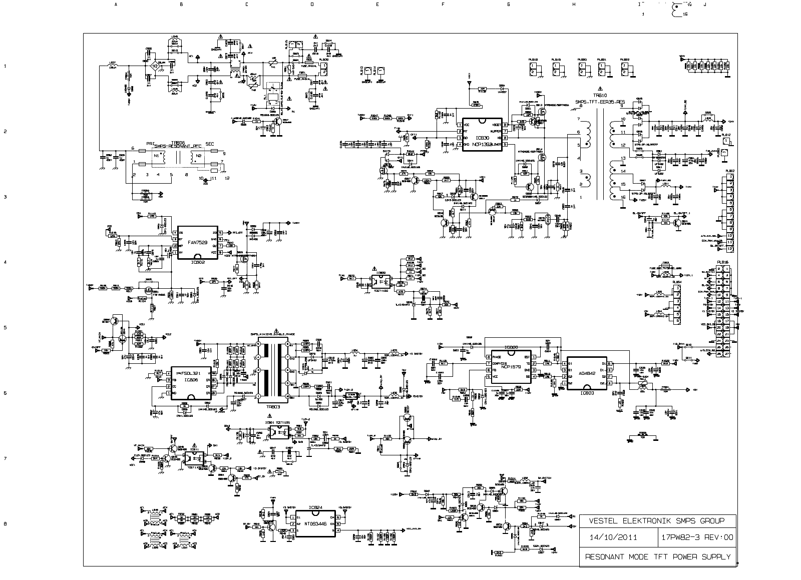 Vestel 17PW82-3 schematic