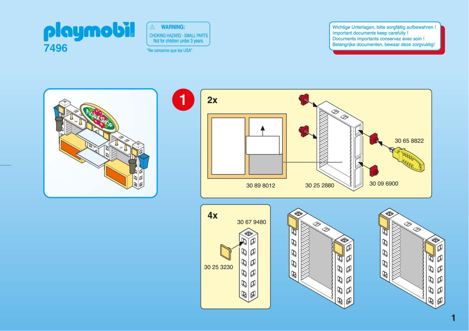 Playmobil 7496 Instructions