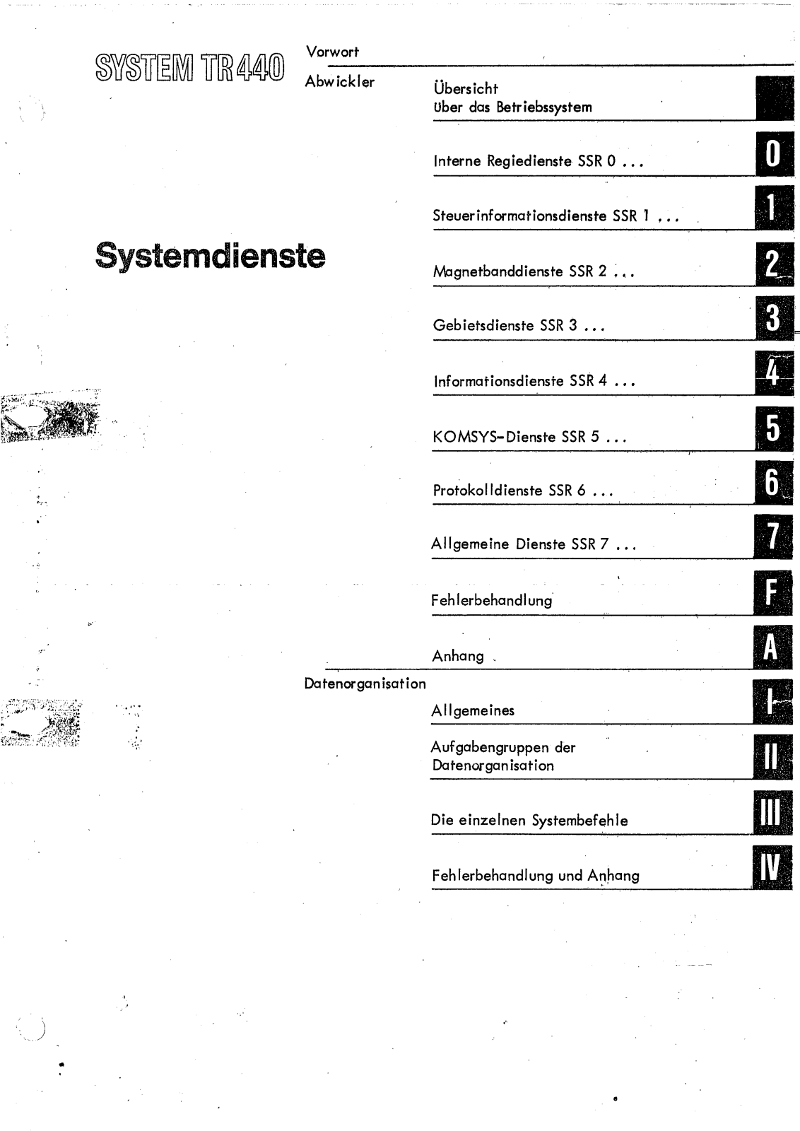 AEG TR 440 Service manual