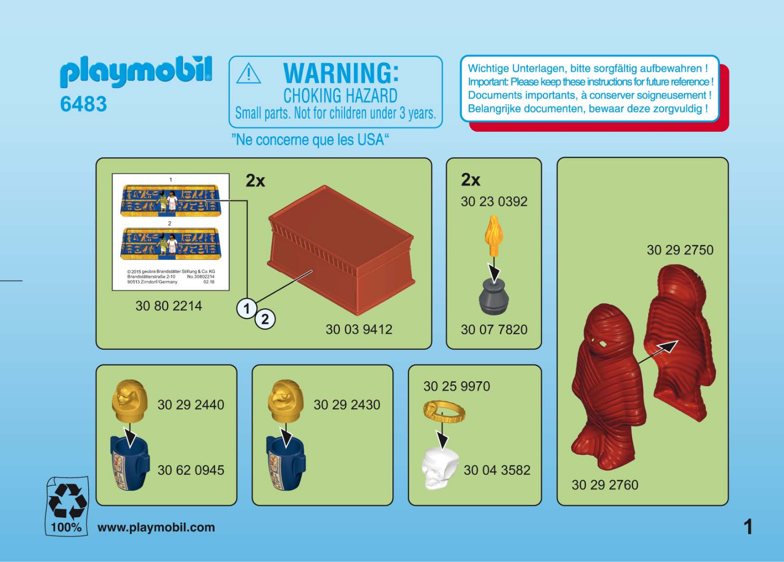 Playmobil 6483 Instructions