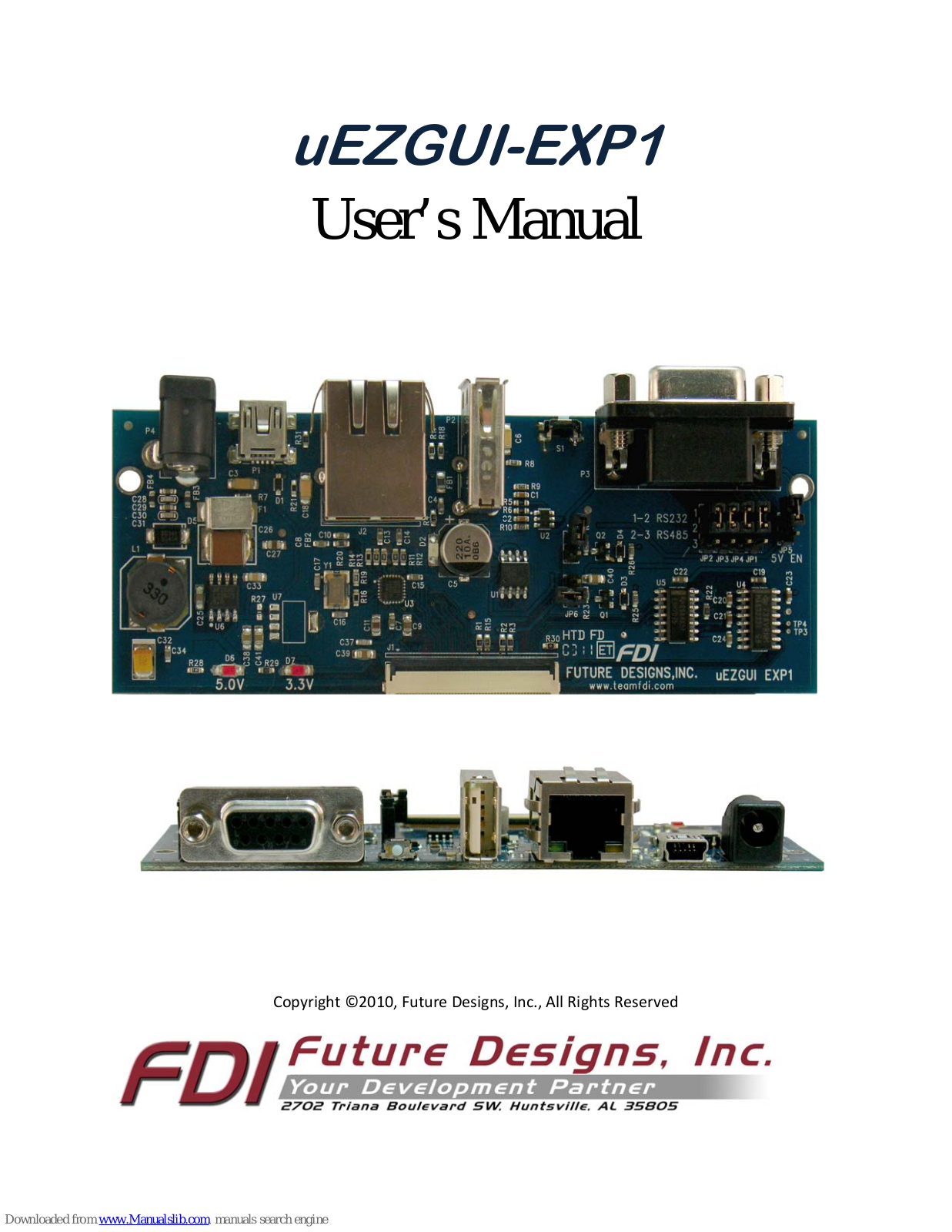 FDI uEZGUI-EXP1 User Manual