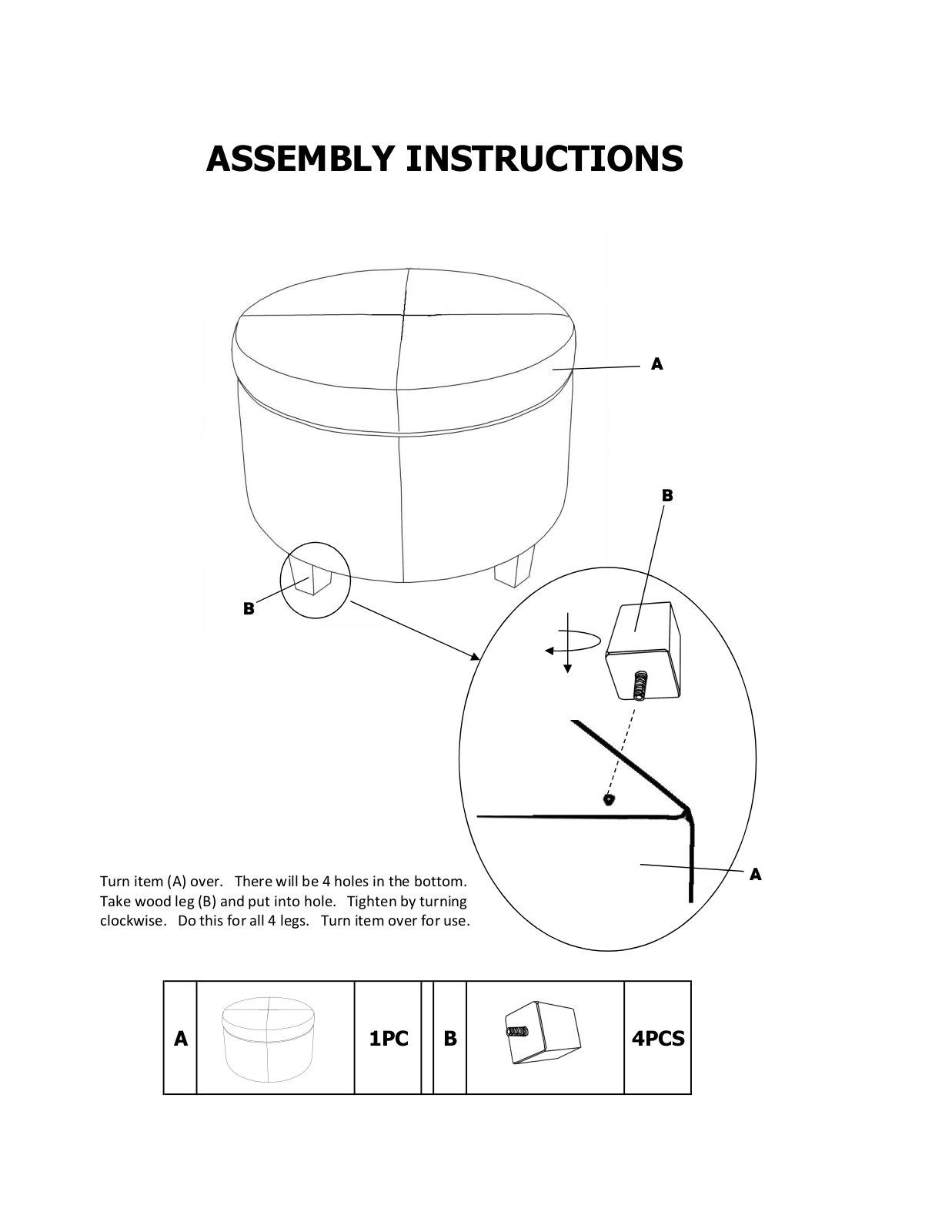 Lark Manor™ RDBL6468 Assembly Instructions - ManualMachine.com