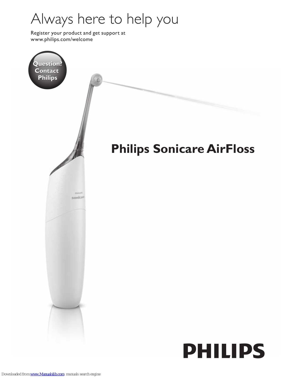 Philips HX8211 Sonicare AirFloss User Manual